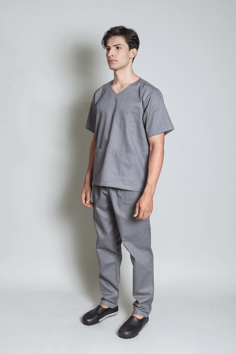 conjunto-pijama-cirurgico-masculino-brim-leve-cinza-3
